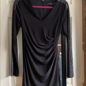 Guess black mini dress